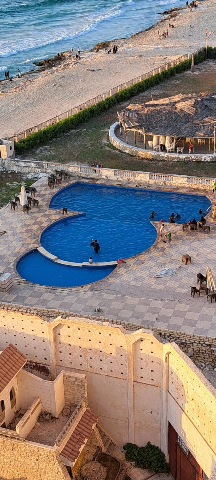 Panorama Apartment With A Charming Sea View Near Alexandria And Burg Elarab Intl Airport With Free Wifi شقة باطلالة ساحرة على البحر اول الساحل الشمالي Exteriör bild